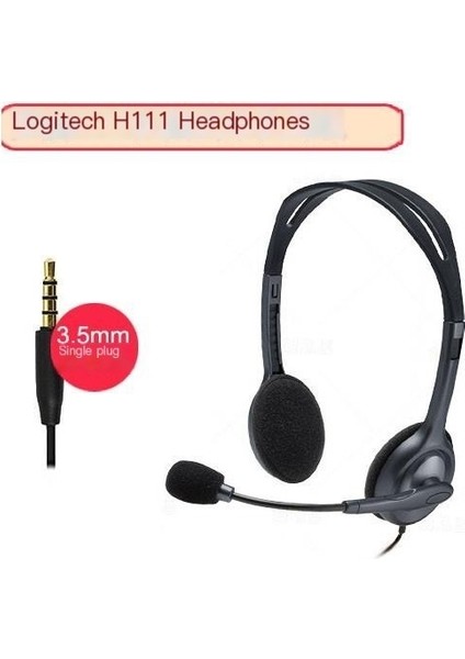 Logitech H111 Stereo Mikrofonlu Kulaklık Oyun Kulaklığı Pc Tablet (Yurt Dışından)