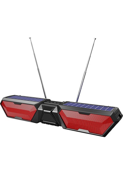 Çift Güneş Hoparlörleri Bluetooth Dış Mekan Hoparlörleri Uzun Radyo Bluetooth Hoparlör Kablosuz Hoparlörler (Yurt Dışından)