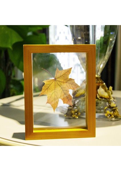 Masif Ahşap Içi Boş Fotoğraf Çerçevesi Diy Masa Üç Boyutlu Ahşap Süsler Akrilik Resim Çerçevesi (Yurt Dışından)