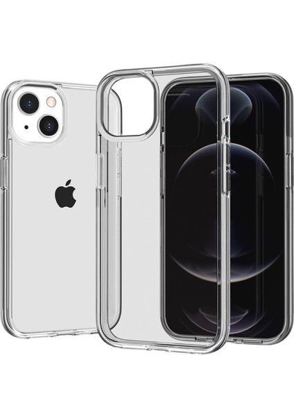 iPhone 15 Plus Telefon Kılıfı Sert Pc + Yumuşak Tpu Kılıf Hibrit Kapak (Yurt Dışından)