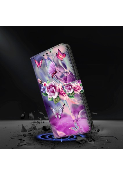iPhone 13 Cüzdan Kılıfı Pu Deri Manyetik Stand Telefon Kapağı (Yurt Dışından)