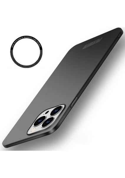 iPhone 15 Pro Pc Telefon Kılıfı Mattle Telefon Kapağı Manyetik Yüzük Tutucu (Yurt Dışından)