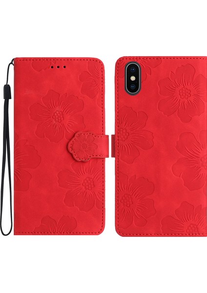 iphone Xs Max Düşmeye Dayanıklı Kabuk Pu Deri Cüzdan Ayaklı Stand Kapağı (Yurt Dışından)