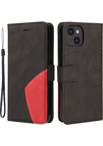 iPhone 15 Cüzdan Pu Deri Kılıf Önleme Önleyici Stand Kapağı (Yurt Dışından)