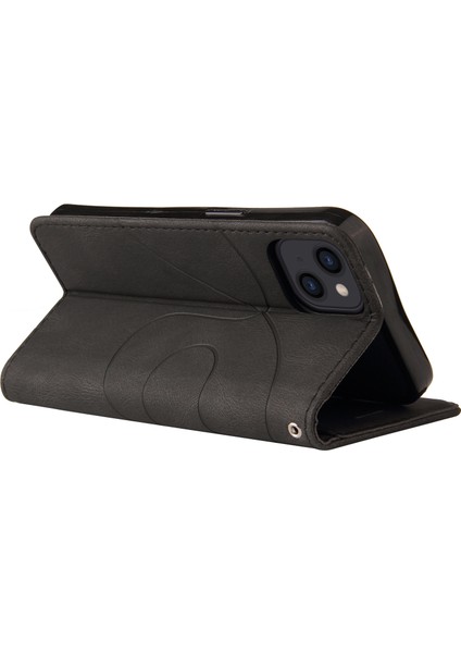 iPhone 15 Cüzdan Pu Deri Kılıf Önleme Önleyici Stand Kapağı (Yurt Dışından)