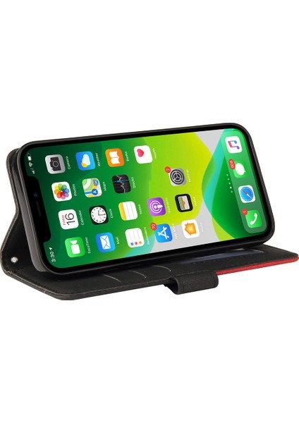 iPhone 15 Cüzdan Pu Deri Kılıf Önleme Önleyici Stand Kapağı (Yurt Dışından)