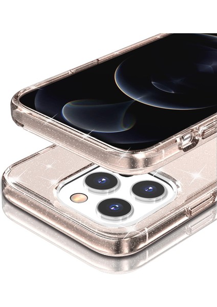 iPhone 15 Pro Çizilmez Kılıf Sert Pc + Yumuşak Tpu Telefon Kapağı (Yurt Dışından)