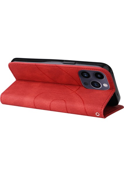 iPhone 15 Pro Max Telefon Deri Kılıf Cüzdan Stand Telefon Kapağı (Yurt Dışından) indirimleri