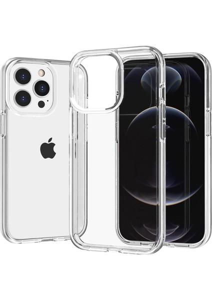 iPhone 15 Pro Telefon Kılıfı Sert Pc + Yumuşak Tpu Kılıf Anti-Çarpışma Hibrit Kapak (Yurt Dışından)