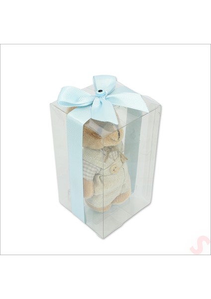 Kutulu Kıyafetli Pelüş Anahtarlık, Kurdeleli - Boy fiyatları