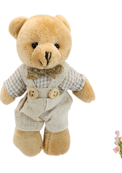 Kutulu Kıyafetli Pelüş Anahtarlık, Kurdeleli - Boy indirimleri