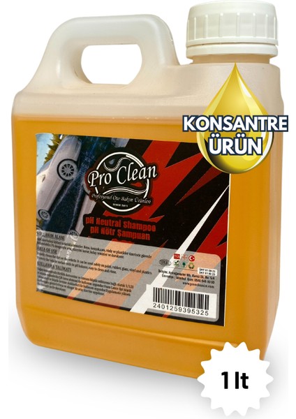 Ph Nötr Oto Şampuanı