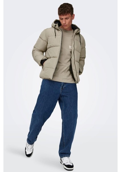 Only & Sons Onsmelvın Lıfe Hood Puffer Jacket Otw Vd fırsatları