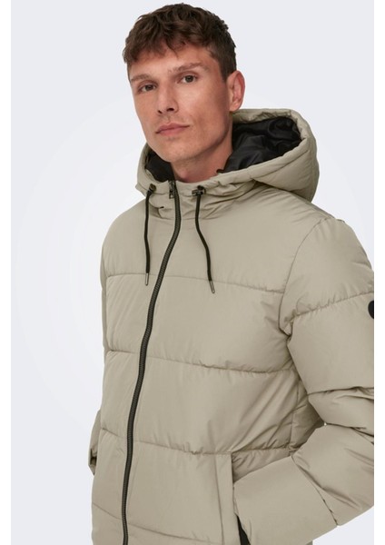 Only & Sons Onsmelvın Lıfe Hood Puffer Jacket Otw Vd indirimleri