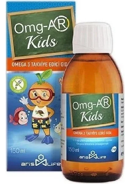 Aris Life Omg-Ar Kids Sıvı Takviye Edici Gıda 150 ml