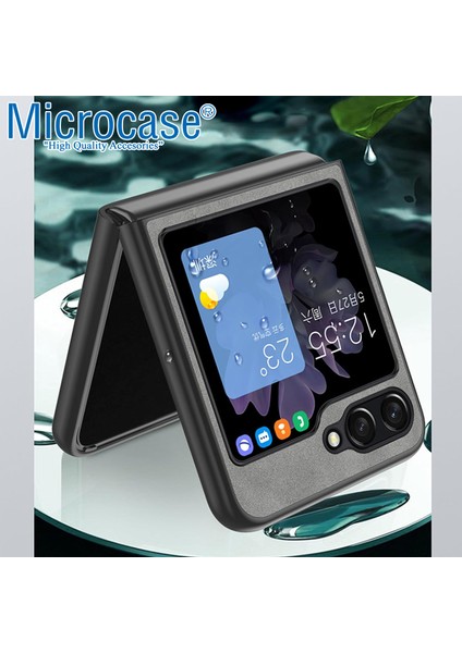 Samsung Galaxy Z Flip5 Için Deri Desenli Plastik Koruma Kılıf - AL3156 fiyatları