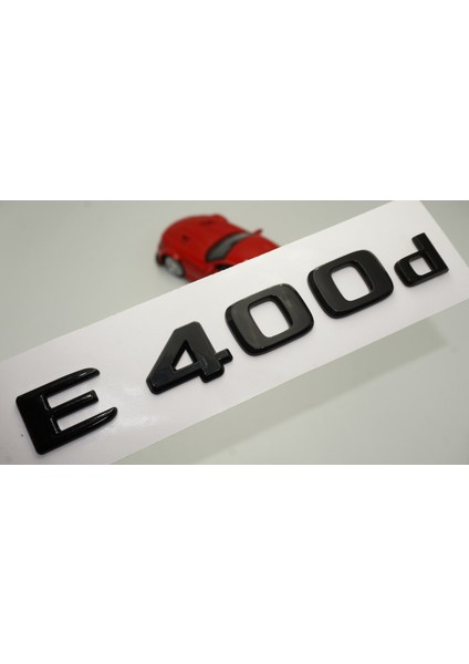 Benz E 400D Bagaj Parlak Siyah Abs 3m 3D Yazı Logo
