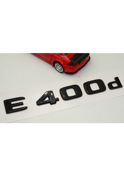 Benz E 400D Bagaj Parlak Siyah Abs 3m 3D Yazı Logo modelleri