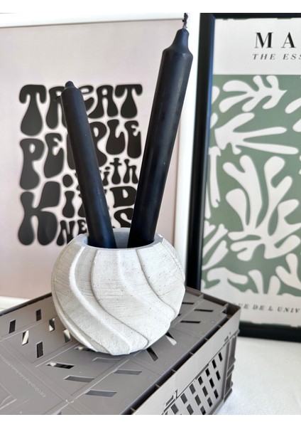 Dekoratif Beton Bitki ve Sukulent Saksısı, Obje, Mumluk fiyatları