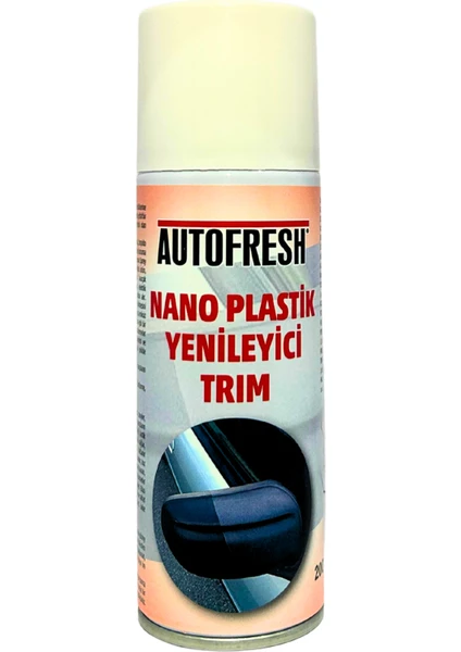 Auto Fresh Autofresh Oto Nano Plastik Yenileyici Trim Sprey Parlatıcı Onarıcı Kaplama Bez Hediyeli 200 ml