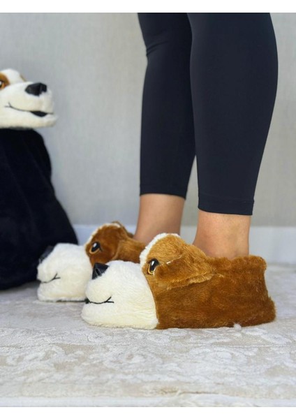 Unisex Yüksek Kalite Ses Yapmaz Taban Sevimli Köpek Panduf fırsatları