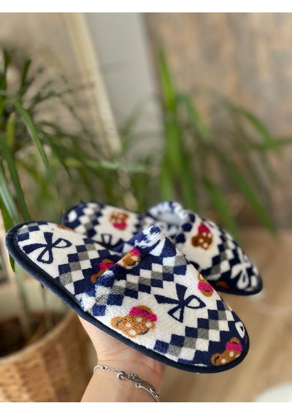 Kadın Kışlık Kedi Kurdela Desenli Terlik Ev Terliği fiyatları
