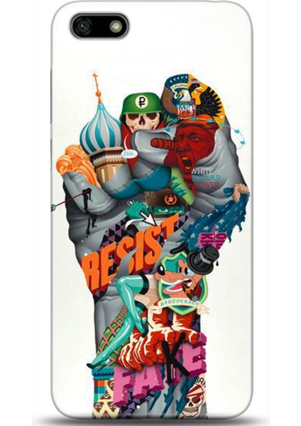Huawei Y5 2018 Kılıf Hd Baskılı Kılıf - Casehub 0591
