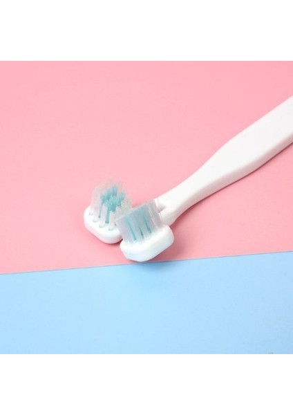 Ergonomik Çift Başlıklı Evcil Hayvan Diş Fırçası