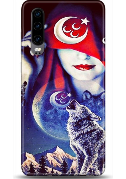 Huawei P30 Kılıf Hd Baskılı Kılıf - 0285