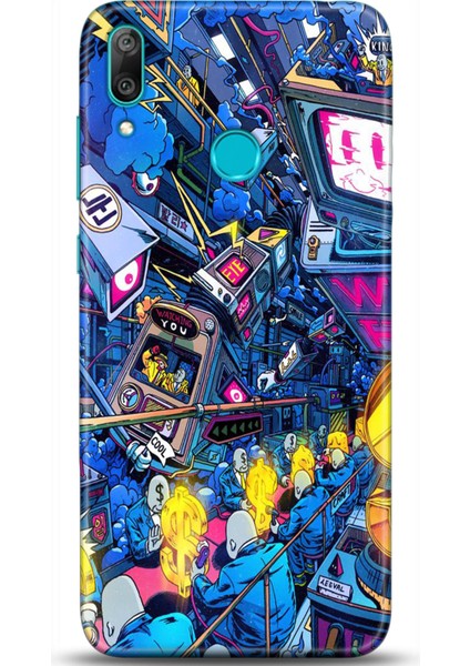 Huawei Y7 2019 Kılıf Hd Baskılı Kılıf - 0161