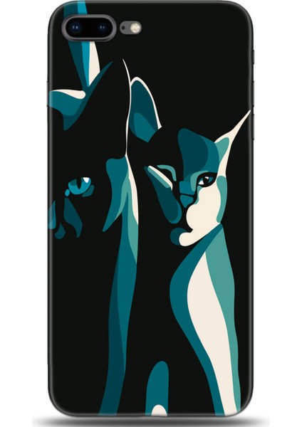 Apple iPhone 8 Plus Kılıf Hd Baskılı Kılıf - 0118