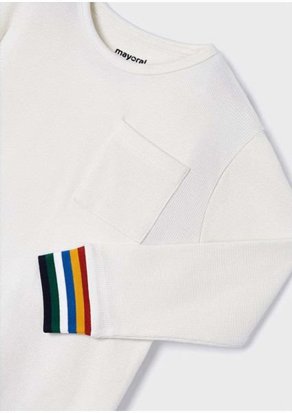 Krem Çocuk Tshirt Mayoral Krem 8 Yaş 4031--KREM-8 Yaş