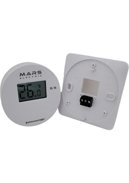 S5X Kablolu Oda Termostadı Beyaz
