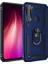 Dönebilir Yüzük Kickstand Armor Pc+Tpu Hibrit Kılıf Xiaomi Redmi Note 8-Dark Blue (Yurt Dışından) 1