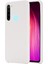 Xiaomi Redmi Için Kayışlı Ipeksi Yumuşak Dokunuşlu Sıvı Silikon Kapak Kasası Not 8 2021-BEYAZ (Yurt Dışından) 1