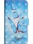 Işık Spot Dekor Desenli Deri Cüzdan Kılıfı Xiaomi Redmi Not 7s/not 7/not 7 Pro (Hindistan) -Blue Butterfly (Yurt Dışından) 1