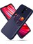Ksq Kart Yuvası Pc+Pu Deri+Xiaomi Redmi Için Bez Hücre Kapağı Not 8 Pro-Mavi (Yurt Dışından) 1