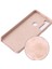 Xiaomi Redmi Için Kayışlı Ipeksi-Yumuşak Dokunuşlu Sıvı Silikon Kapak Kasası Not 8 2021-PEMBE (Yurt Dışından) 2