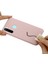 Xiaomi Redmi Için Kayışlı Ipeksi-Yumuşak Dokunuşlu Sıvı Silikon Kapak Kasası Not 8 2021-PEMBE (Yurt Dışından) 4