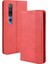 Xiaomi Mi 10 5g/mi 10 Pro 5g-Red Için Otomatik Emilmiş Retro Deri Cüzdan Kılıfı (Yurt Dışından) 1