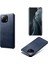 Xiaomi Mi 11-Blue Için Pu Deri Kaplamalı Pc Telefon Kılıfı (Yurt Dışından) 1