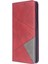 Xiaomi Mi Cc9 Pro/mi Note 10/mi Note 10 Pro-Red Için Geometrik Desen Deri Deri Stand Kılıfı (Yurt Dışından) 2