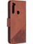 Timsah Cilt Çeşitli Renkli Deri Cüzdan Telefon Kapağı Xiaomi Redmi Note 8t-Brown (Yurt Dışından) 3