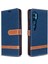 Xiaomi Mi Cc9 Pro/mi Note 10/mi Note 10 Pro-Dark Mavi Için Çeşitli Kot Kot Deri Deri Cüzdan Kılıf (Yurt Dışından) 4
