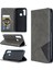 Geometrik Desen Stand Deri Kart Tutucu Xiaomi Redmi Note 8t-Grey (Yurt Dışından) 1