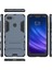 Serin Koruma Kickstand Pc Tpu Cep Telefon Kapağı Xiaomi Mi 8 Lite/xiaomi Mi 8 Gençlik (Mı 8x) -Dark Mavi (Yurt Dışından) 4