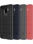 Karbon Fiber Doku Fırçalı Tpu Koruma Korusu Xiaomi Pocophone F1/poco F1 (Hindistan) -Black (Yurt Dışından) 3