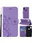 Xiaomi Redmi Için Kelebek Çiçek Deri Cüzdan Kılıfı Not 7s/not 7/not 7 Pro (Hindistan)-Işık Mor (Yurt Dışından) 1