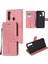 Baskı Ağacı Baykuş Pu Deri Cüzdan Telefon Kapağı Stand ile Xiaomi Redmi Not 8-Pink (Yurt Dışından) 1
