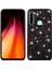 Parlak Işıltılı Pc Geri+Tpu Çerçeve Xiaomi Redmi Için Mobil Muhafaza Not 8-Black (Yurt Dışından) 1